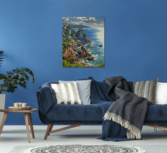 Morning by the coast