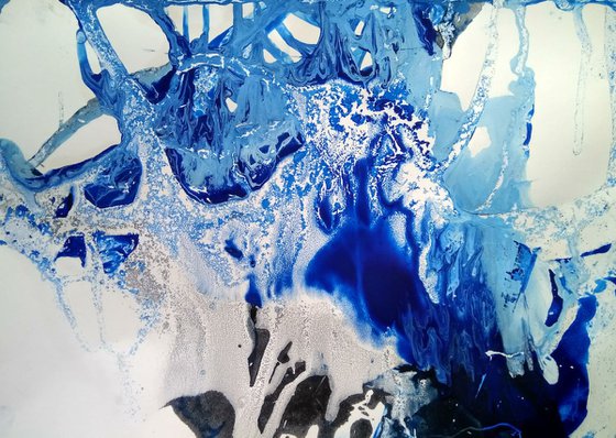 Abstraction in blue #3