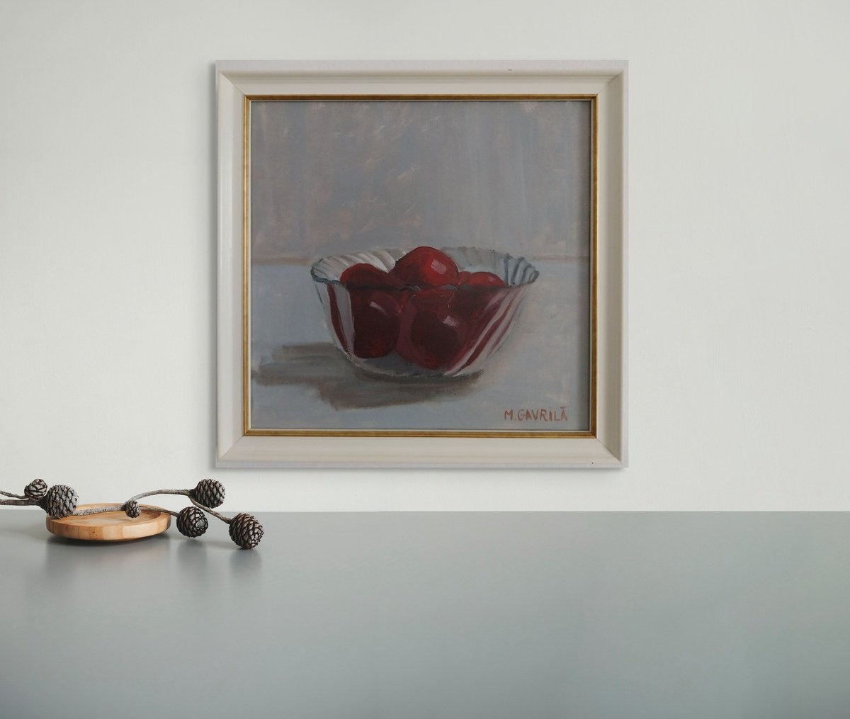 Red Apples By Madalina Gavrila, 13 X 13, Artwork For Sale On Artfinder
