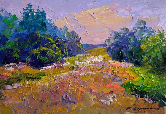 In a Summer Flower Meadow