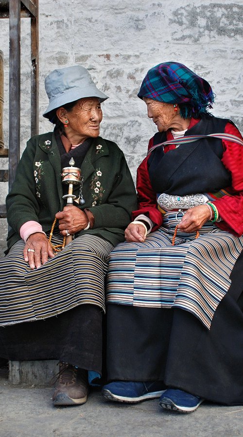 Tibetan Women - Lhasa by Jacek Falmur