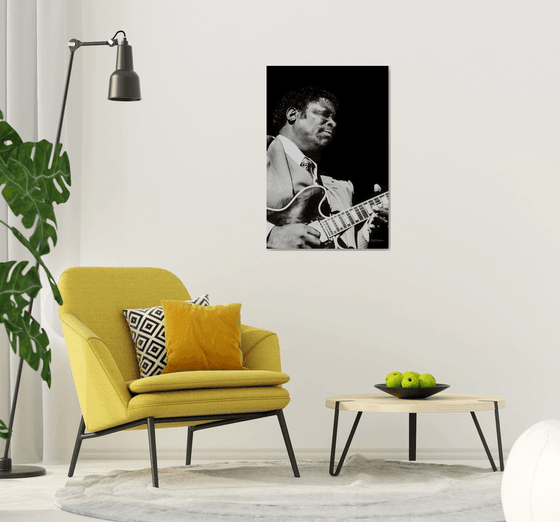 BB King - King of the Blues 1976 on Dibond