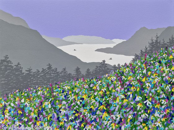 Spring flowers above Glenridding, The Lake District