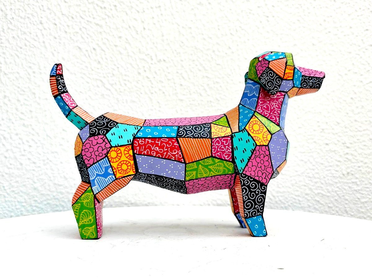 Urban And Pop Sculpture , Dog By Vio Valova, 8 X 6, Artwork For Sale On Artfinder