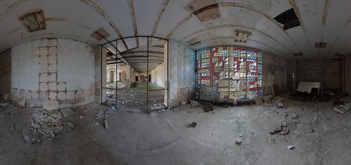 #74. Pripyat Prometei Cinema Hall 1 - XL size by Stanislav Vederskyi