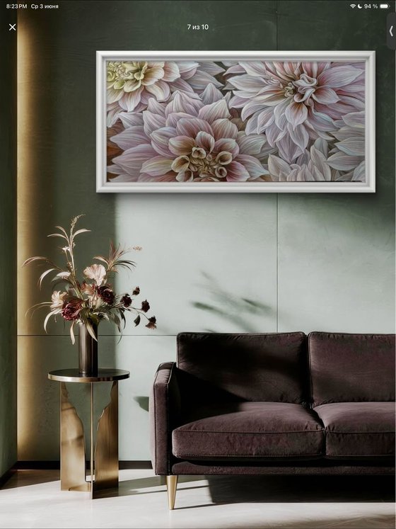 Blush Dahlia Garden
