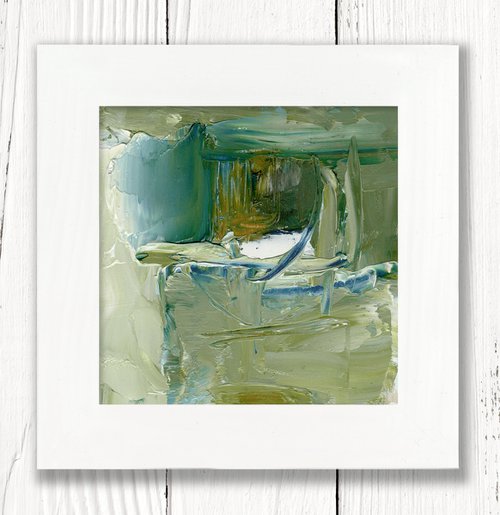 Oil Abstraction 162 - Framed Abstract Painting by Kathy Morton Stanion by Kathy Morton Stanion