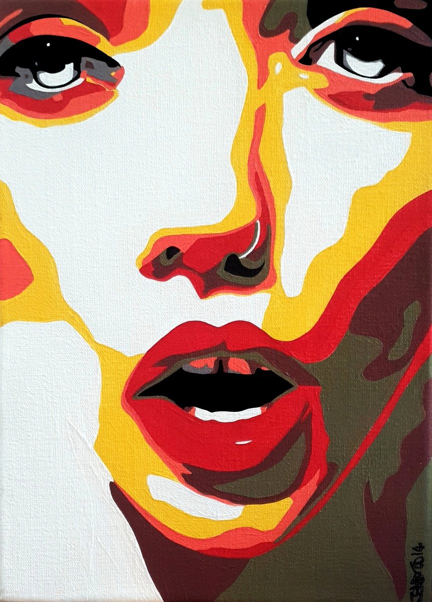 Girl Number 1 - Lara Stone Inspired Close-up Portrait by Arty Jesse