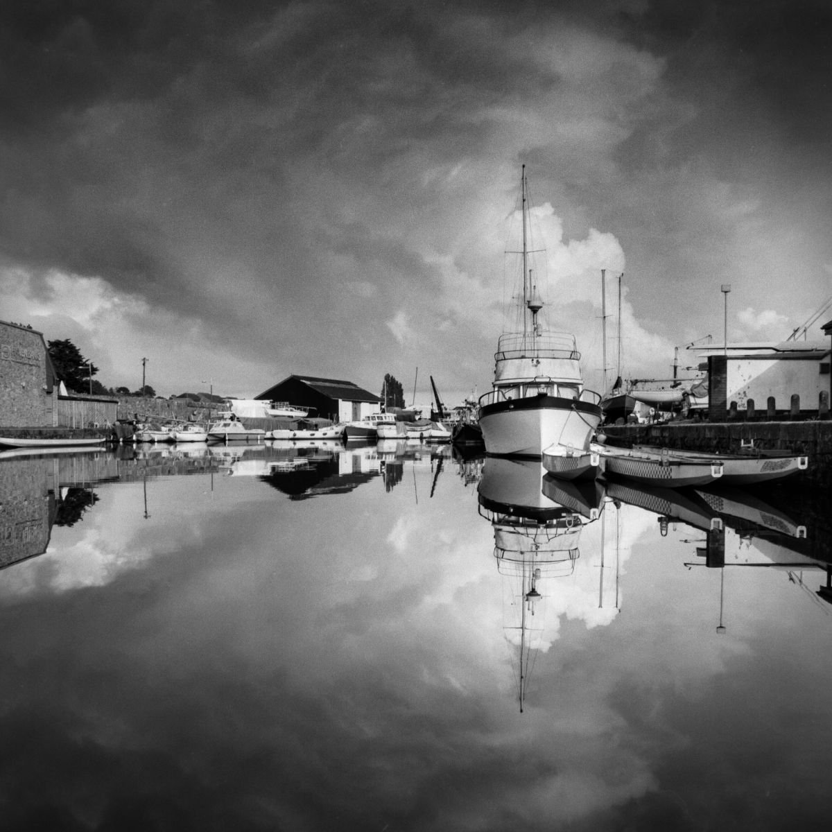Boat Reflections #3 by John Rochester