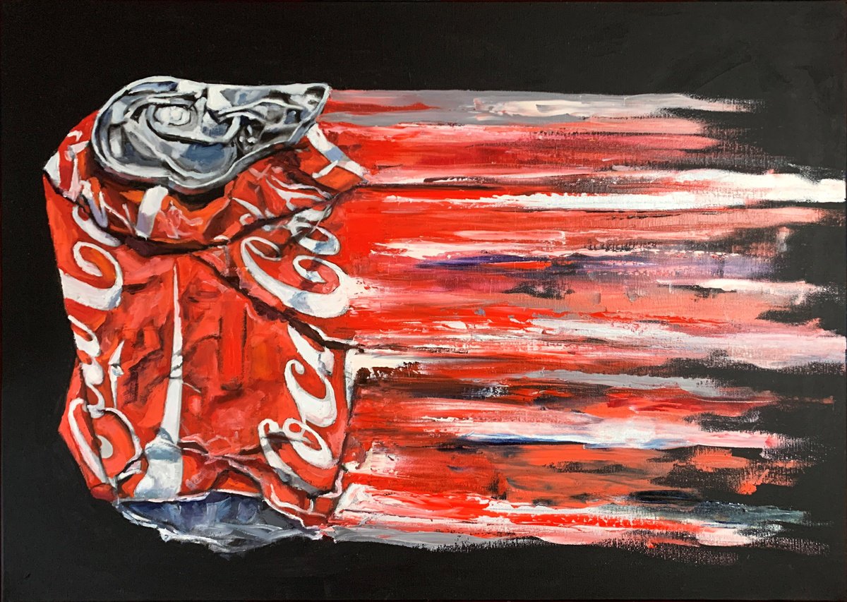 Coca Cola Stream. By Vita Schagen, 28 X 20, Artwork For Sale On Artfinder