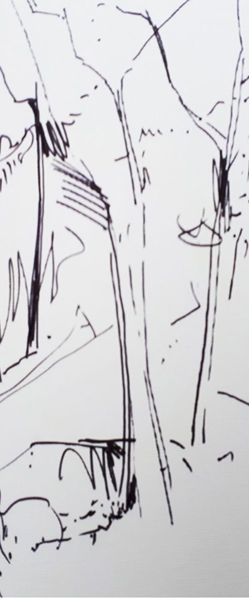 DIARY DRAWING 05 08 18  No. 1 by Frank Barnes