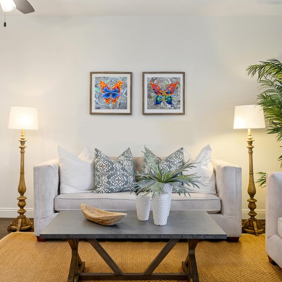 Set of 2 «Grey Fantasy»