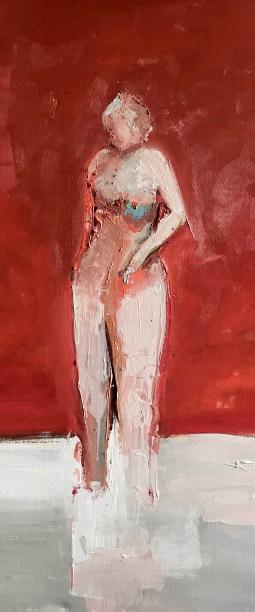 Lady Gargna in Red by Romuald Mulk Musiolik