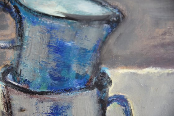 Sketch of the blue cups