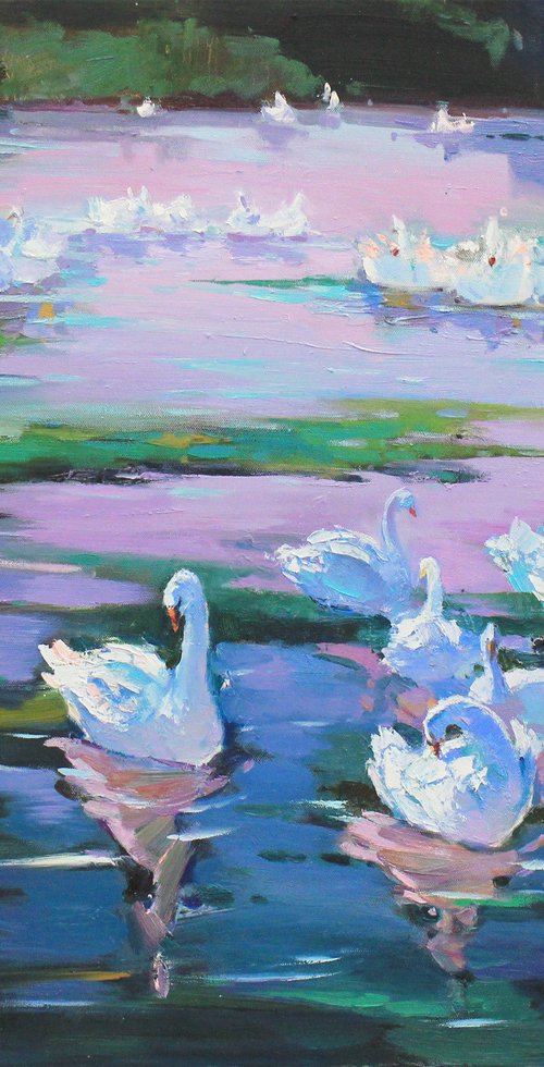 "Swan lake" by Alisa Onipchenko-Cherniakovska