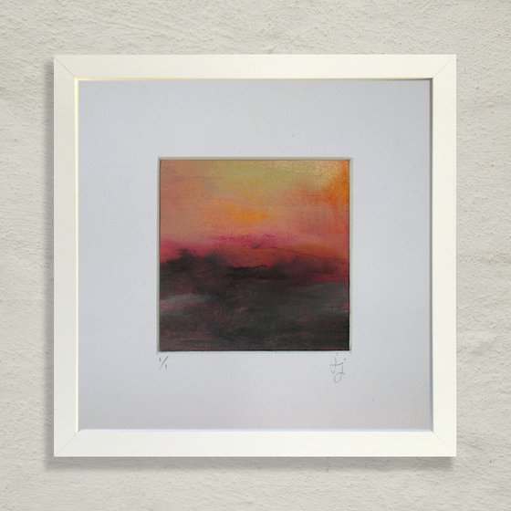 Composition 23 - Framed, abstract painting