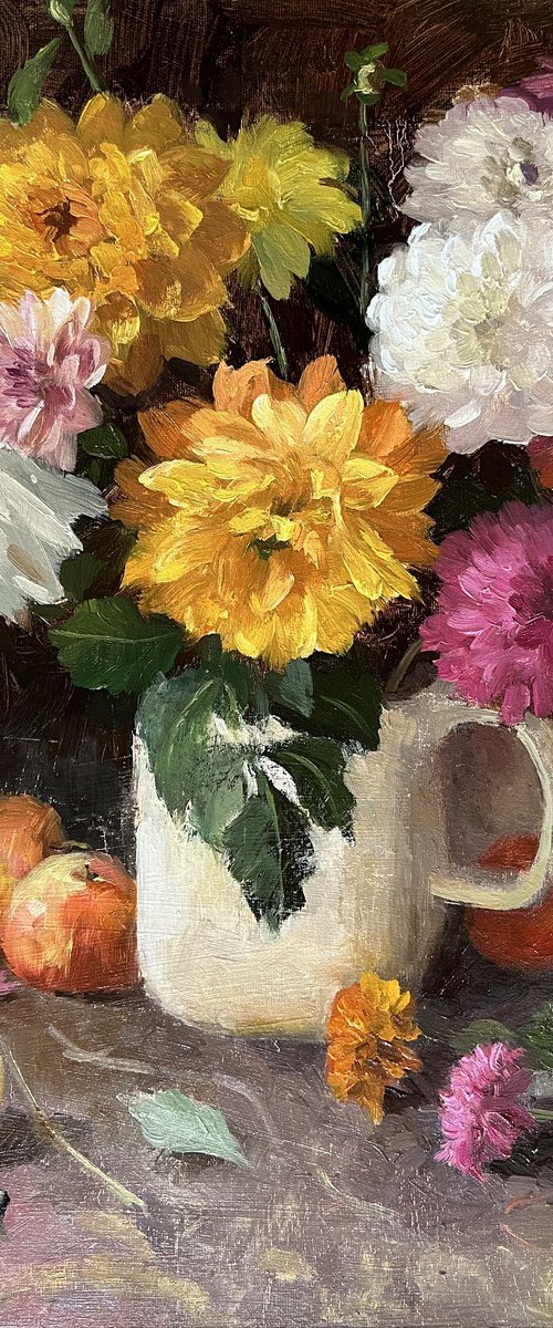 Dahlia Bouquet #2 by Ling Strube