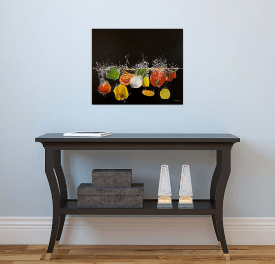 Vitamins - still life - photorealism