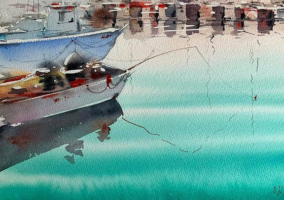 Dock with Boats