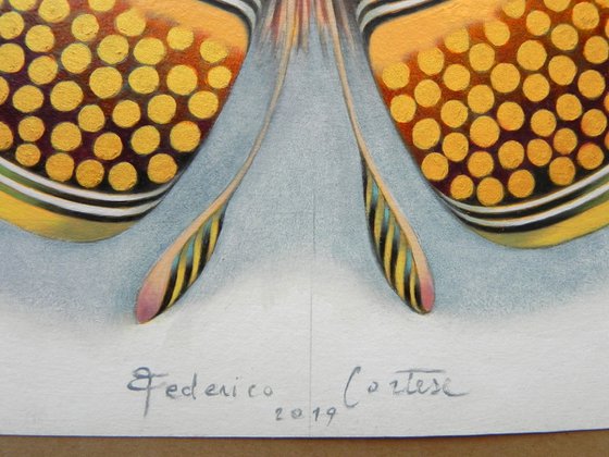 Golden butterfly