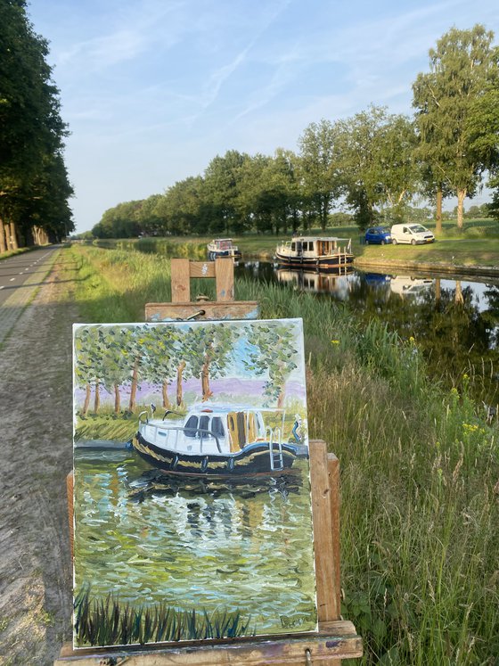 Dutch canal boat