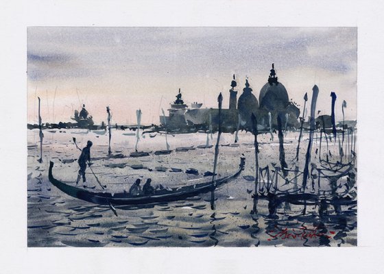 Venice in blue.