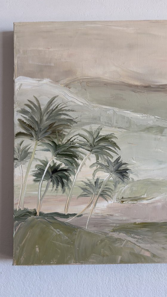 Tropical sea sand dune landscapes mountains