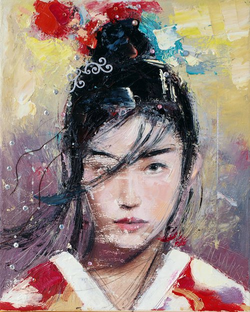 Asian girl (L'une 68 - 3) by Catalin Ilinca