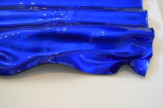 The Blue Sculpture /  Series of Sculptural 3-D Contemporary Abstract