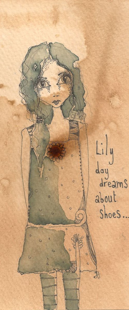 Lily Daydreams About Shoes by Jilly  Henderson