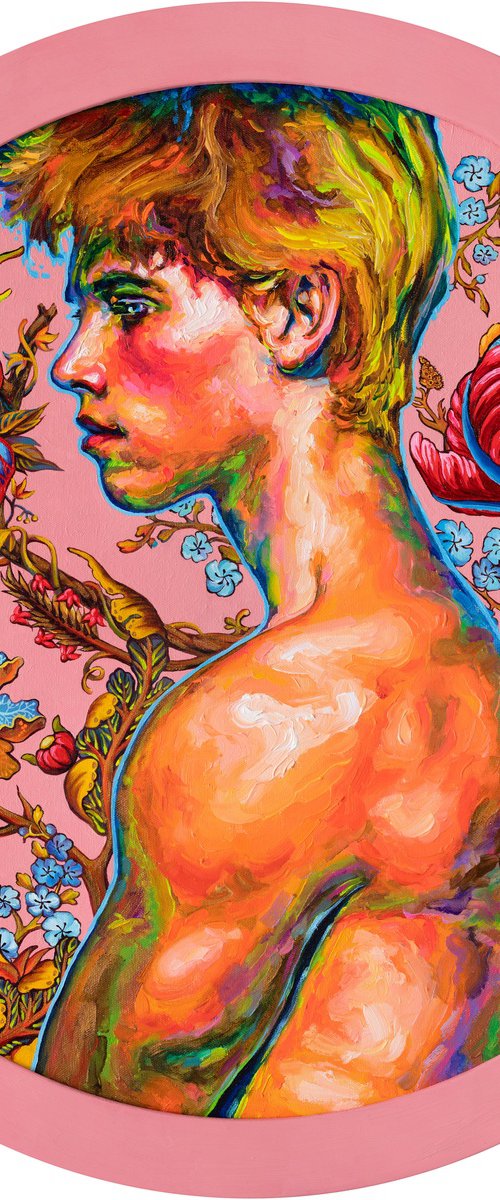 "Flowers on Pink" by Oleksandr Balbyshev