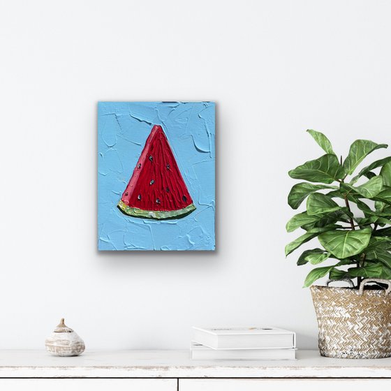 Watermelon slice (blue)