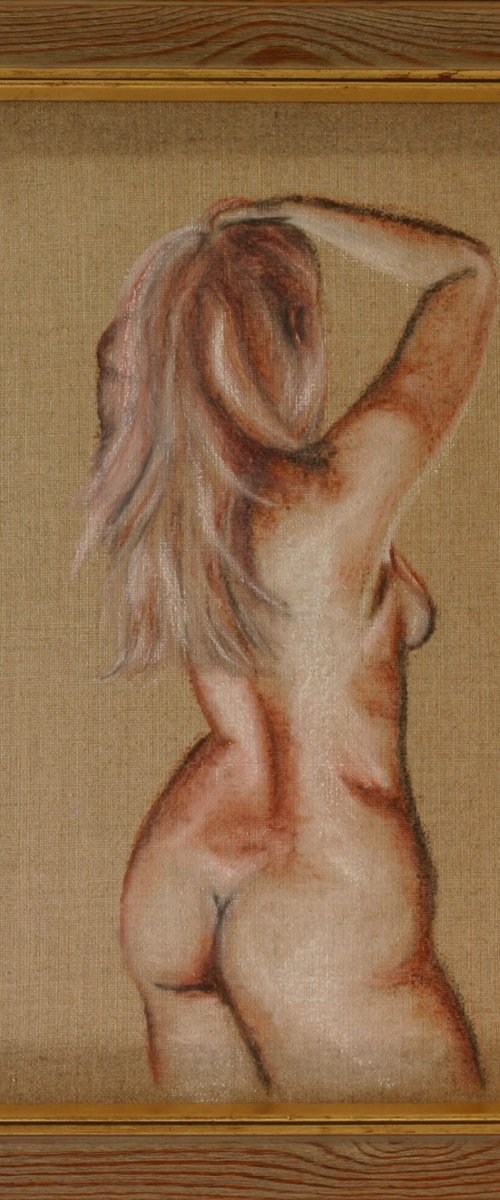 Figure Study in Earth Tones I by Bart Demeestere