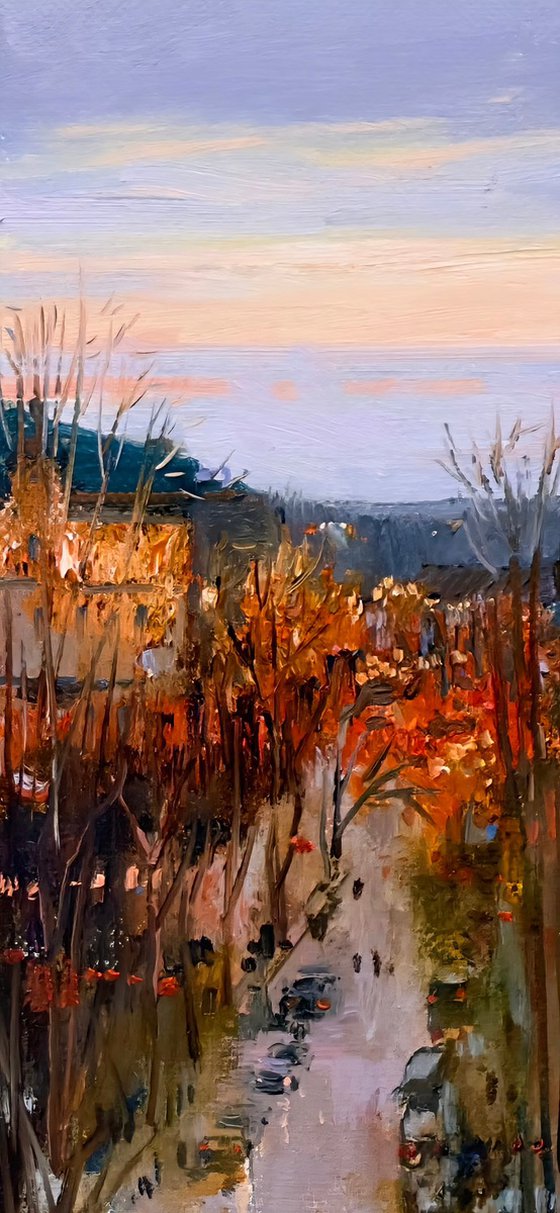 Evening Light Over Paris