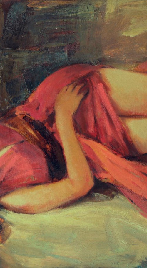Lady in deep of silance by Aramazd Petrosyan