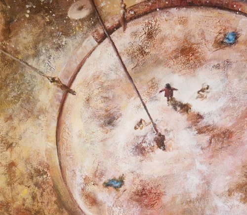 Dust, Light and Canvas by Julia Kerrison