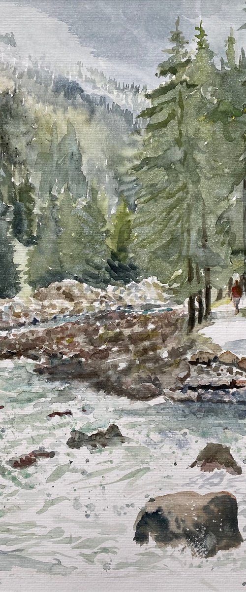 Hiking on the Wildwasser Trail, Stubai Valley by Morag Paul