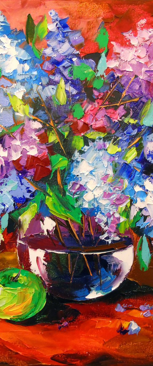 Bouquet of spring lilac by Olha Darchuk