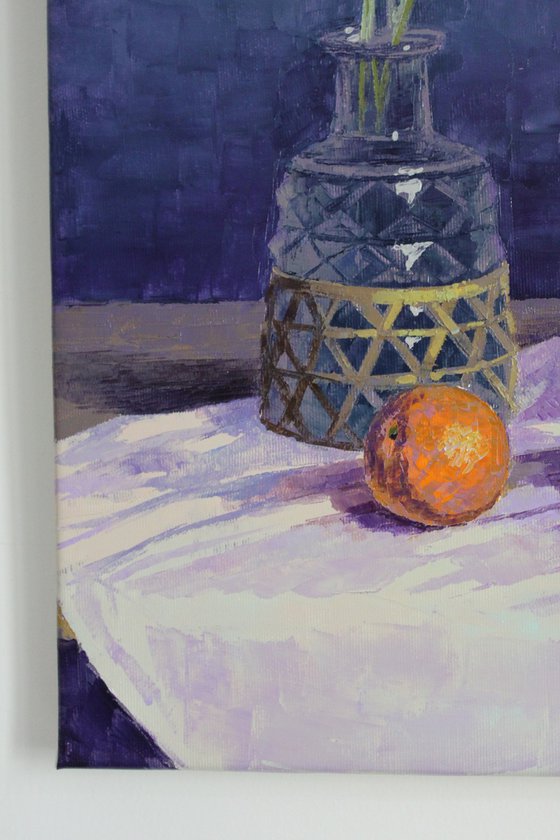 Still Life with Flowers and Citrus