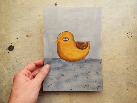 The ocher duck