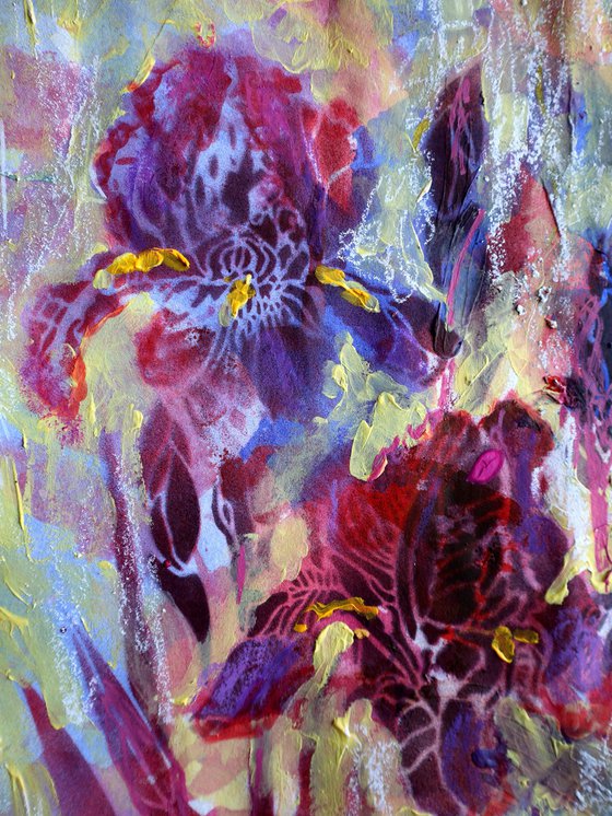 Fantasy with Flowers 339: paper 59x42cm