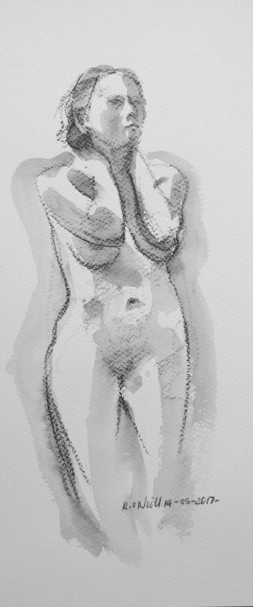 standing female nude by Rory O’Neill