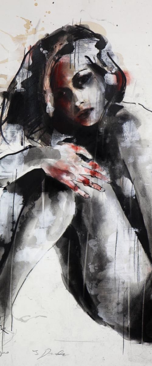9-12-14 seated figure by Thomas Donaldson