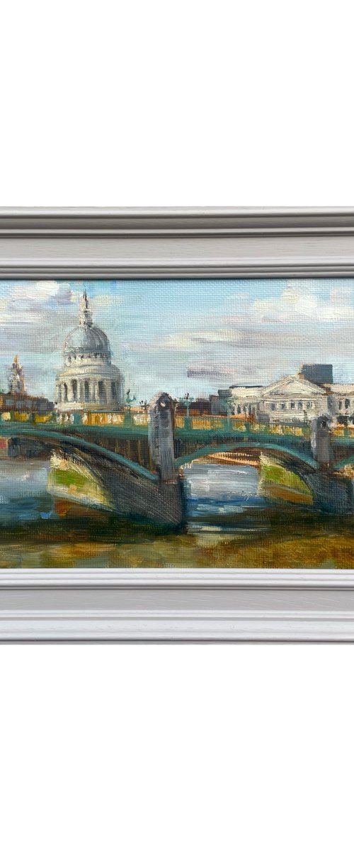 St.Paul's Cathedral. View from London Bridge by Eugenia Alekseyev