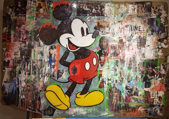 Micky Mouse in art