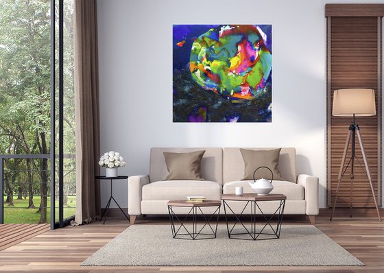 Moonrise. 100х100cm