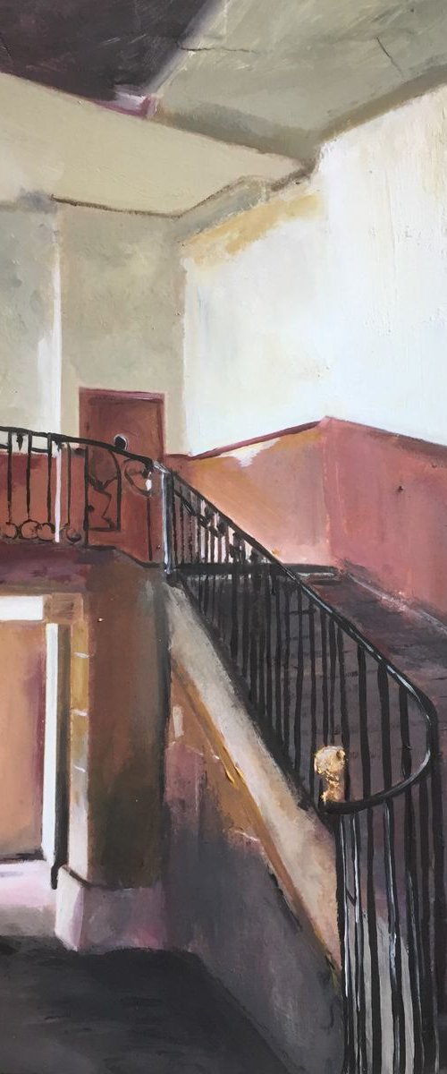 Stairwell, Shadow and Light by Andrew  Reid Wildman