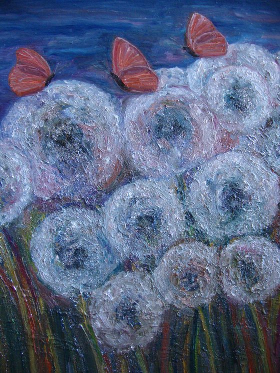 Sparkling dandelions