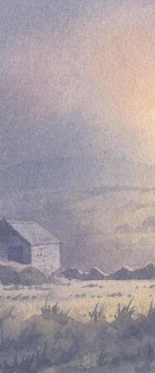 Barn in Matterdale by John Campbell, Mountainpainter.