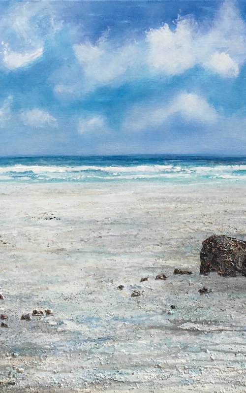 Sandy Beach. Oh To Be There by Chris Bourne